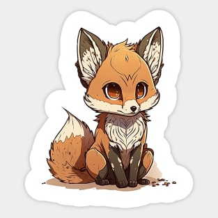 Cute Fox Sticker